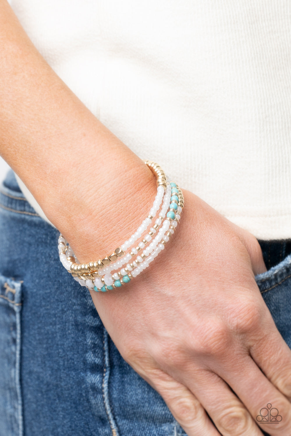 Infinitely Dreamy - Gold - Paparazzi Bracelet