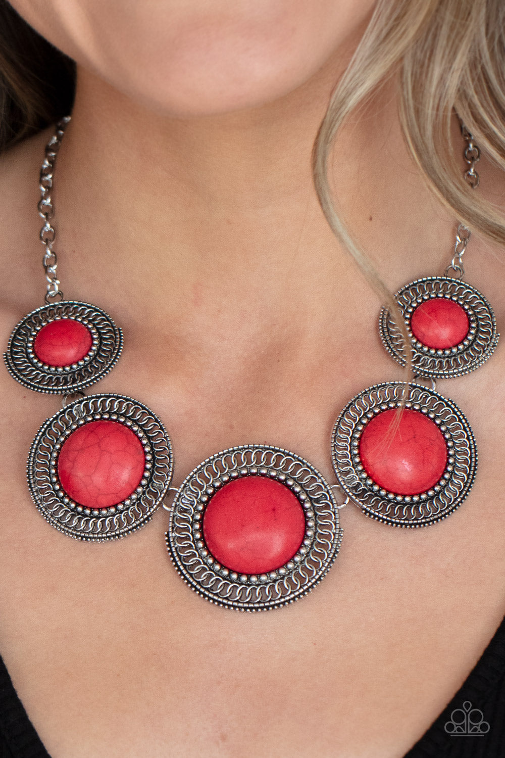 She Went West - Red - Paparazzi Necklace
