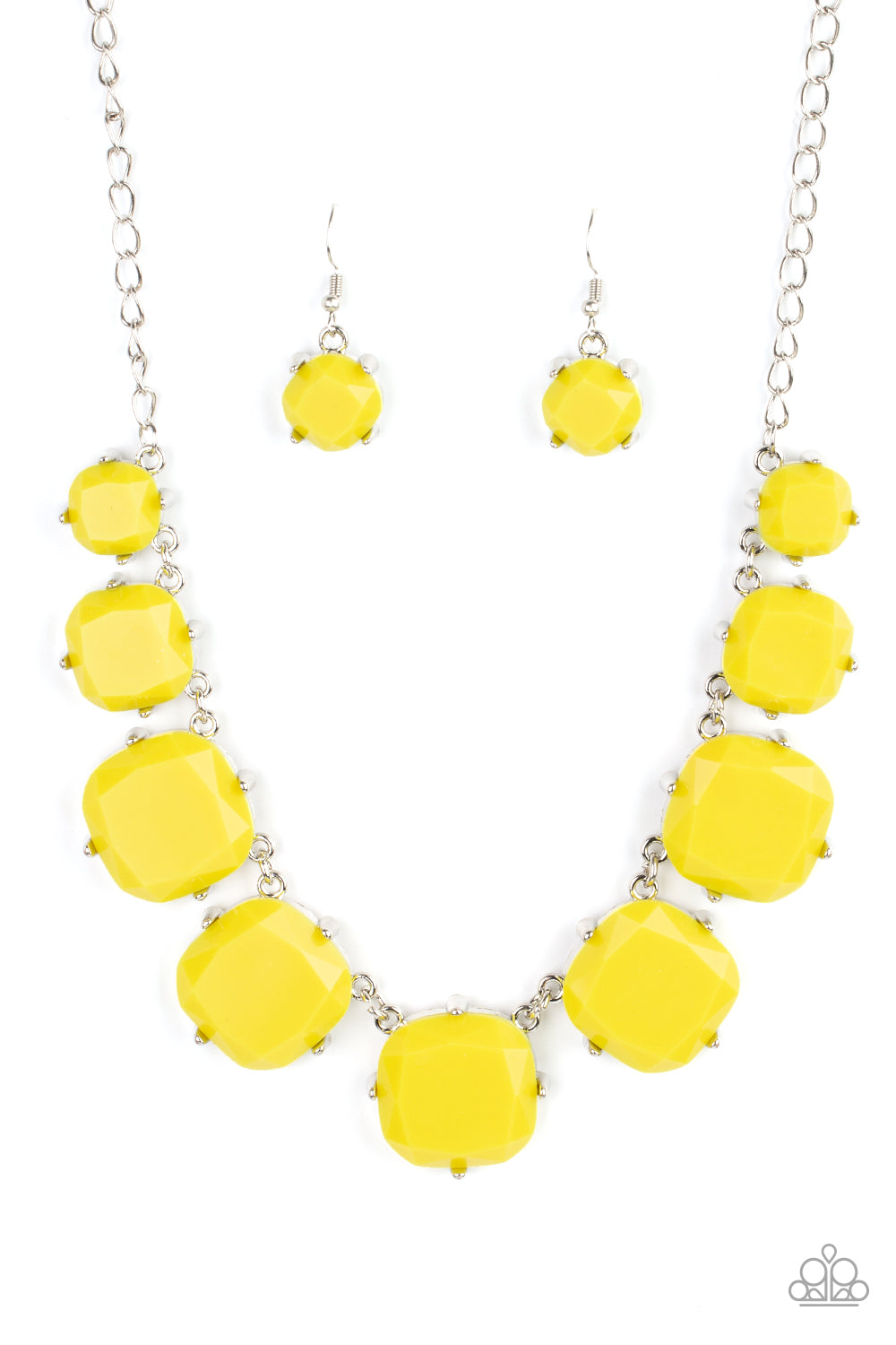 Prismatic Prima Donna - Yellow - Paparazzi Necklace