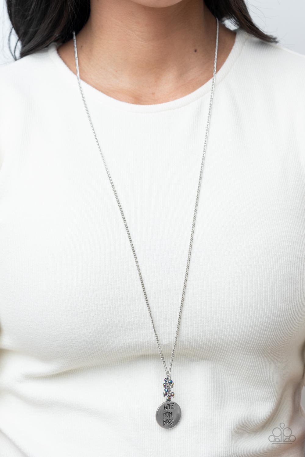Words To Live By - Multi - Paparazzi Necklace