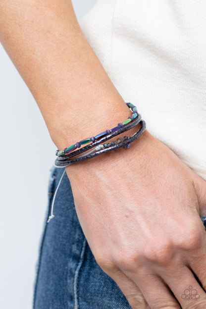 Holographic Hike - Multi - Paparazzi Bracelet
