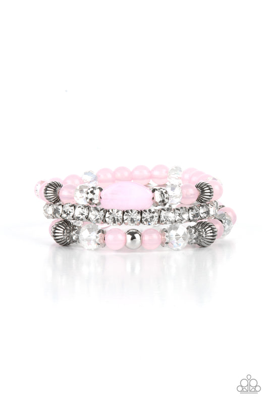 Ethereal Etiquette - Pink - Paparazzi Bracelet