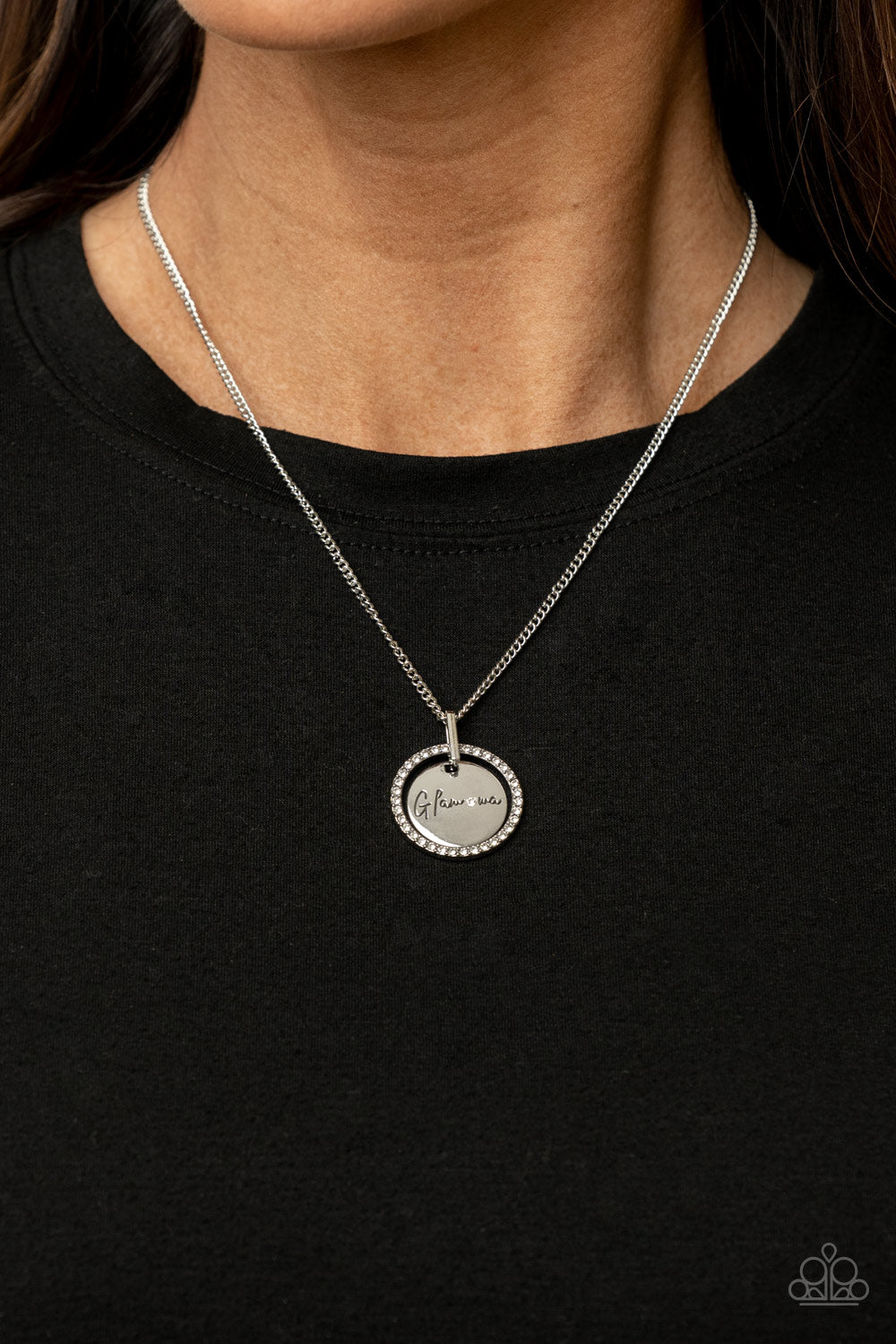 Glam-ma Glamorous - White - Paparazzi Necklace