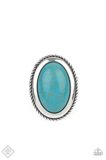 Canyon Sanctuary - Blue Paparazzi Ring