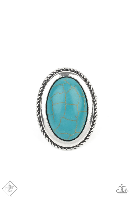 Canyon Sanctuary - Blue Paparazzi Ring