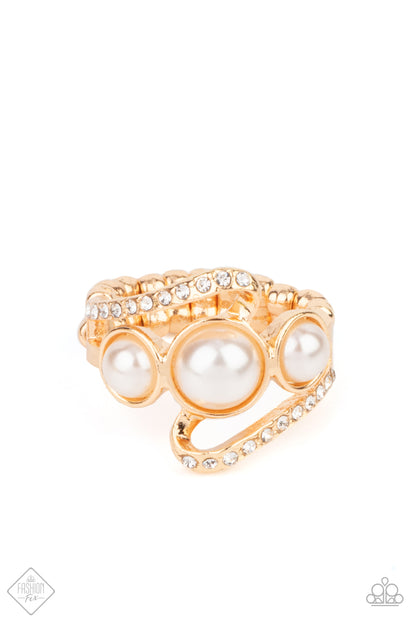Posh Progression - Gold - Paparazzi Ring