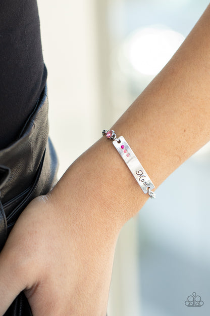 Mom Always Knows - Pink - Paparazzi Bracelet