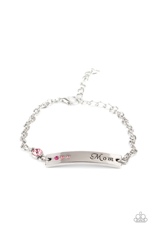 Mom Always Knows - Pink - Paparazzi Bracelet