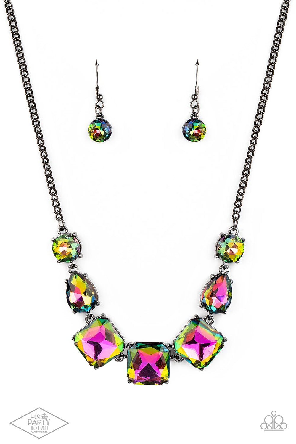 Unfiltered Confidence - Multi - Paparazzi Necklace (LOP)