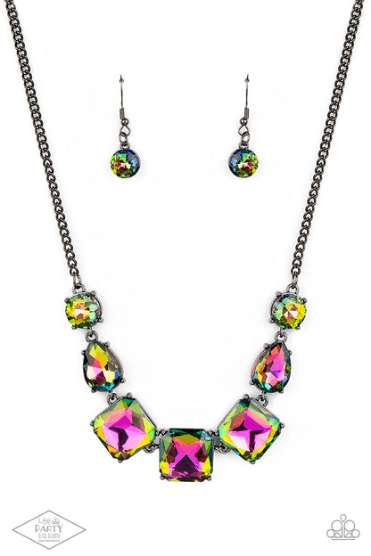 Unfiltered Confidence - Multi - Paparazzi Necklace (LOP)