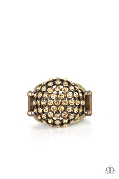 Magically Moroccan - Brass - Paparazzi Ring
