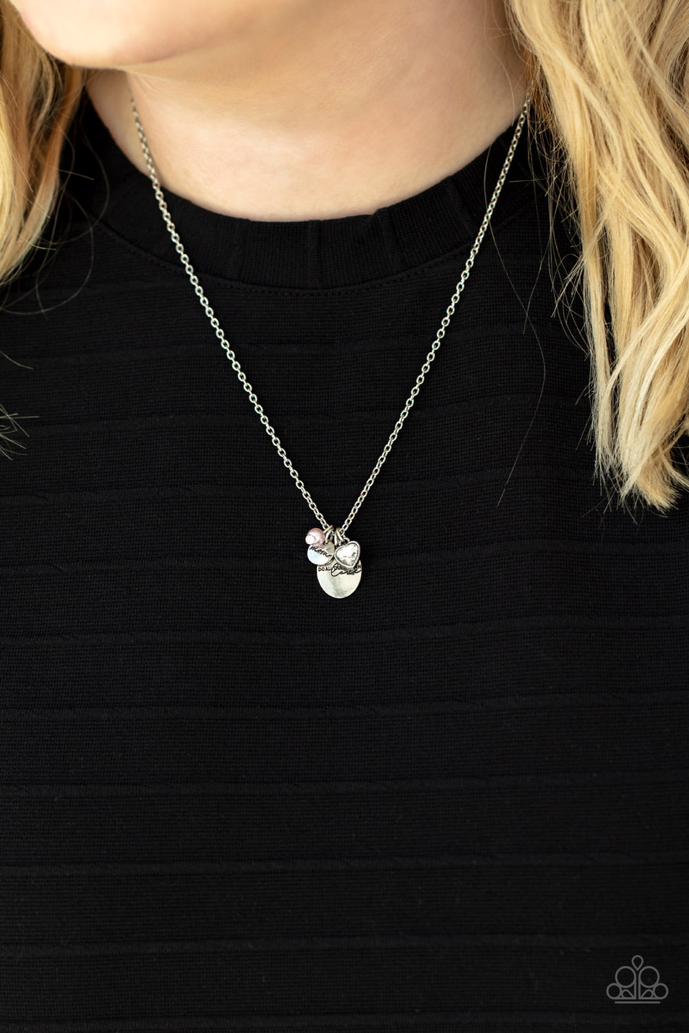 Super Mom - Pink - Paparazzi Necklace