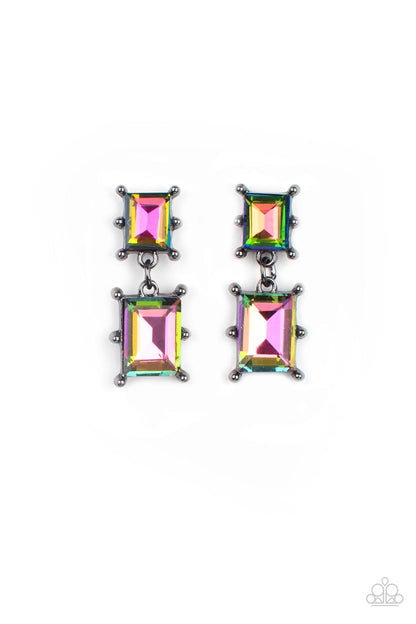 Cosmic Queen - Multi - Paparazzi Earrings