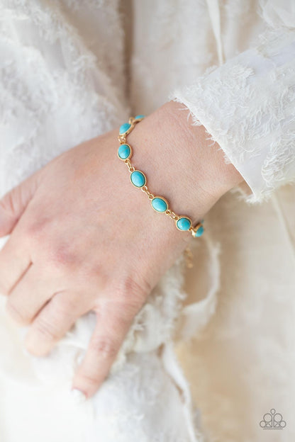 Desert Day Trip - Blue - Paparazzi Bracelet