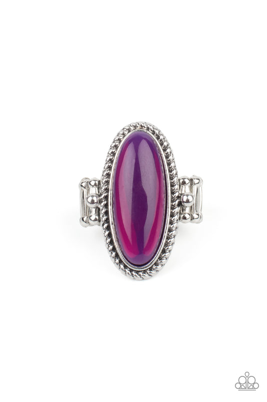 Oval Oasis - Purple - Paparazzi Ring