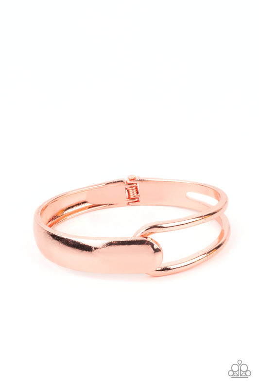 Couture-Clutcher - Copper - Paparazzi Bracelet