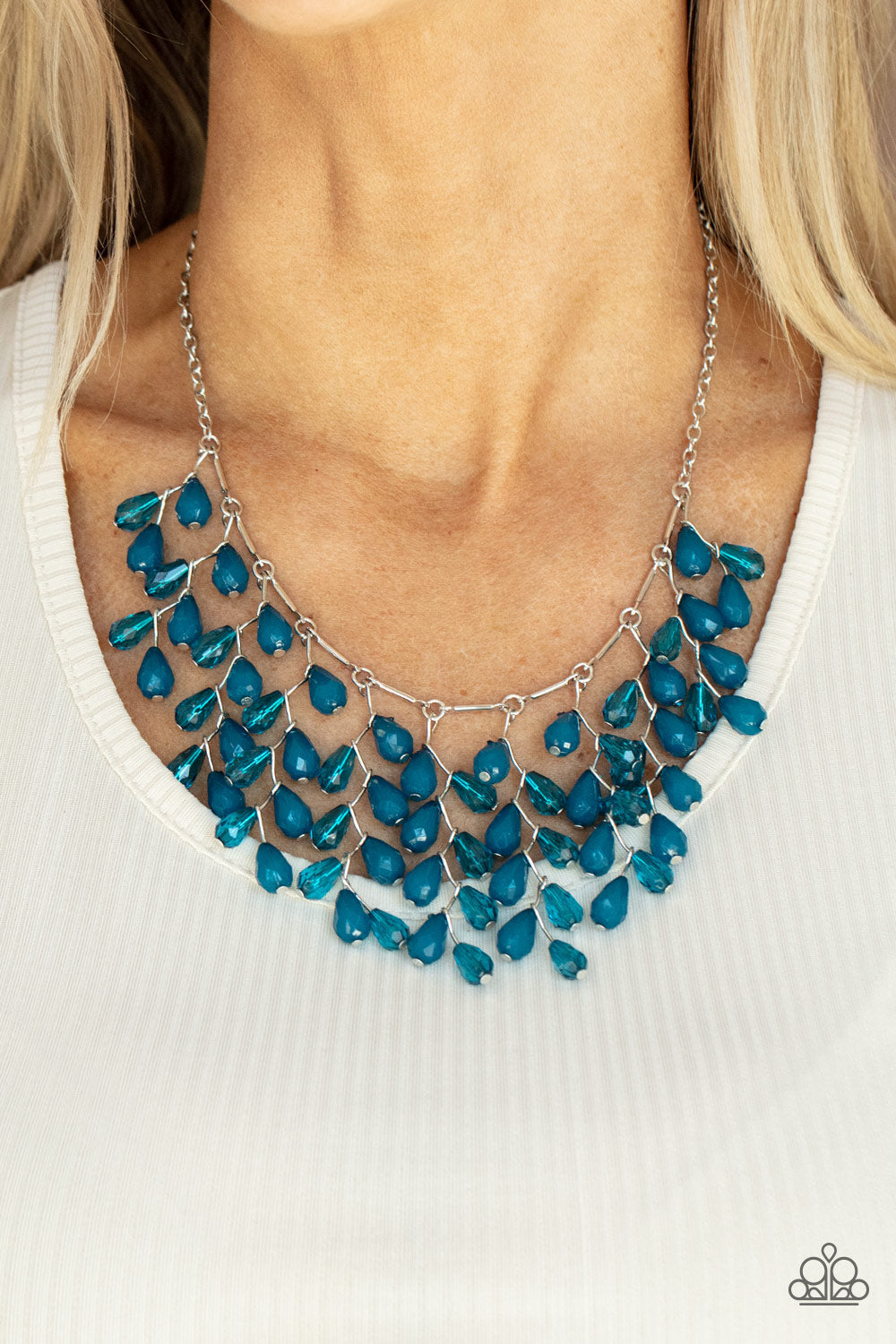 Garden Fairytale - Blue - Paparazzi Necklace