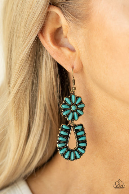 Badlands Eden - Brass - Paparazzi Earrings