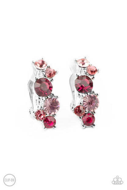 Cosmic Celebration - Pink - Paparazzi Earrings
