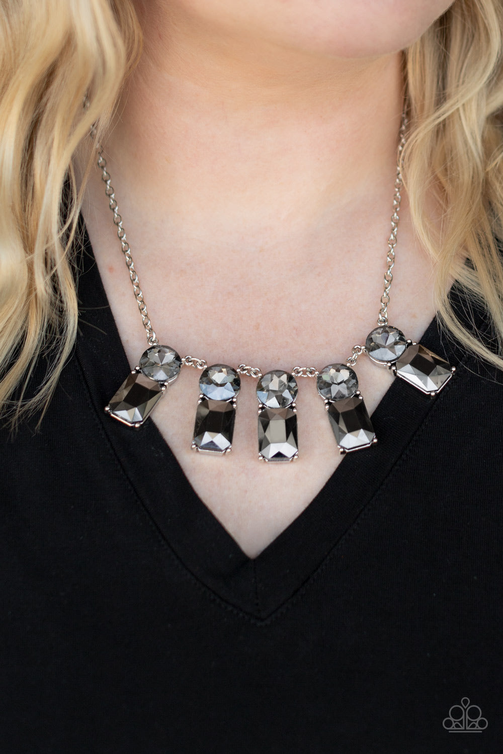 Celestial Royal - Silver - Paparazzi Necklace