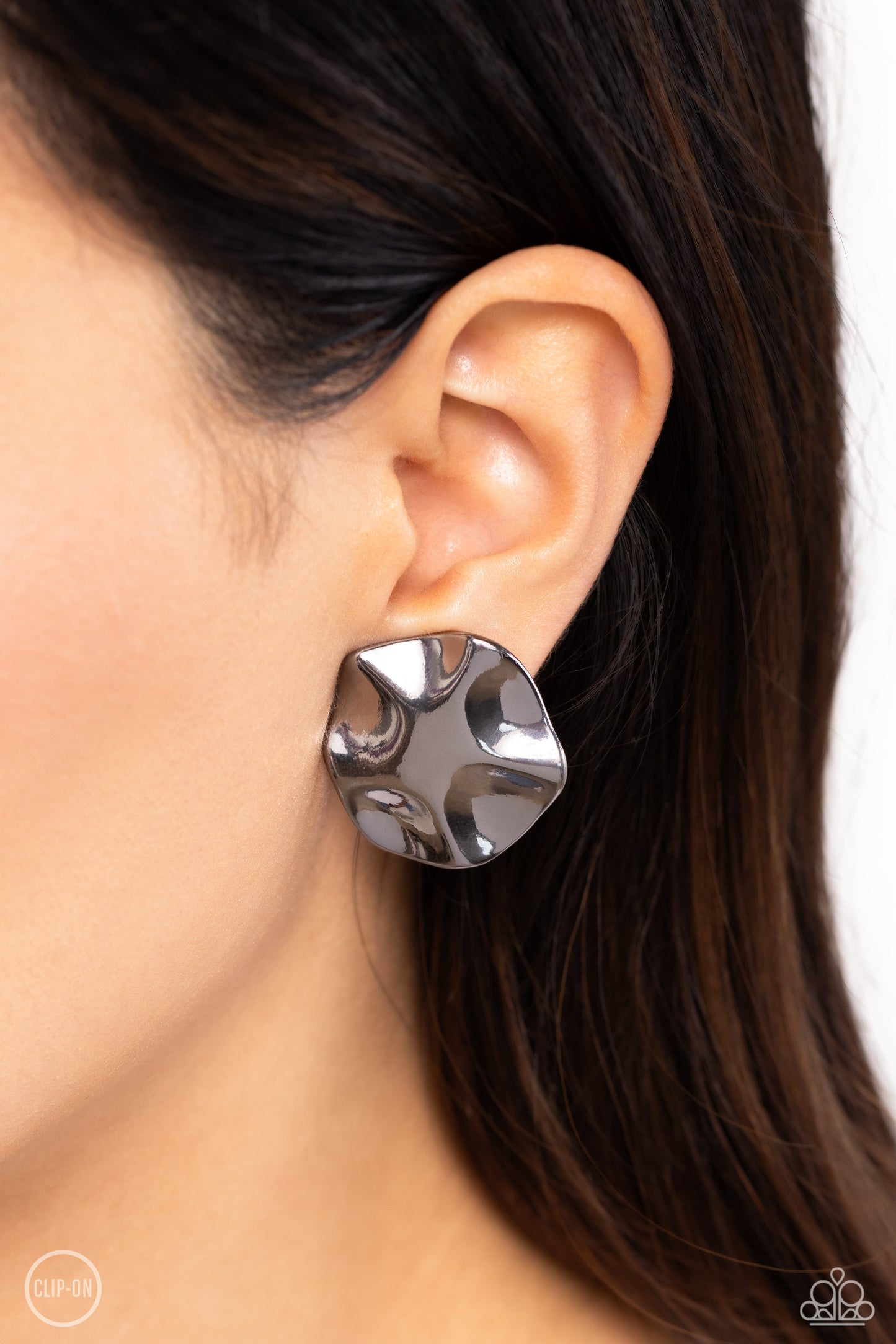 Destination Unknown - Black - Paparazzi Clip on Earrings