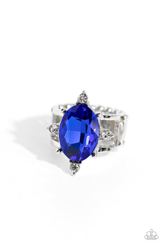 Sensational Sparkle - Blue - Paparazzi Ring