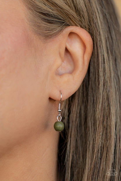 Sahara Suburb - Green - Paparazzi Necklace