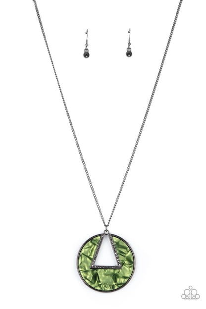 Chromatic Couture - Green - Paparazzi Necklace