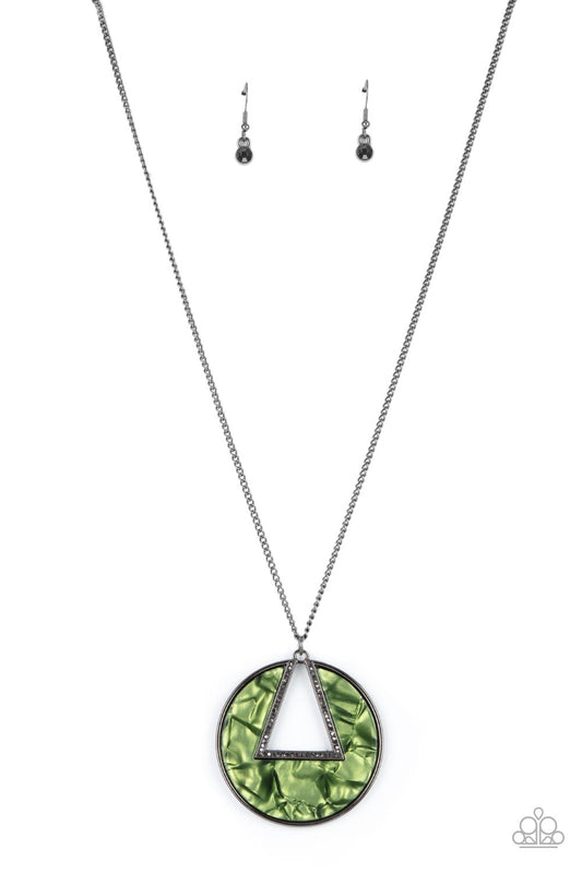 Chromatic Couture - Green - Paparazzi Necklace
