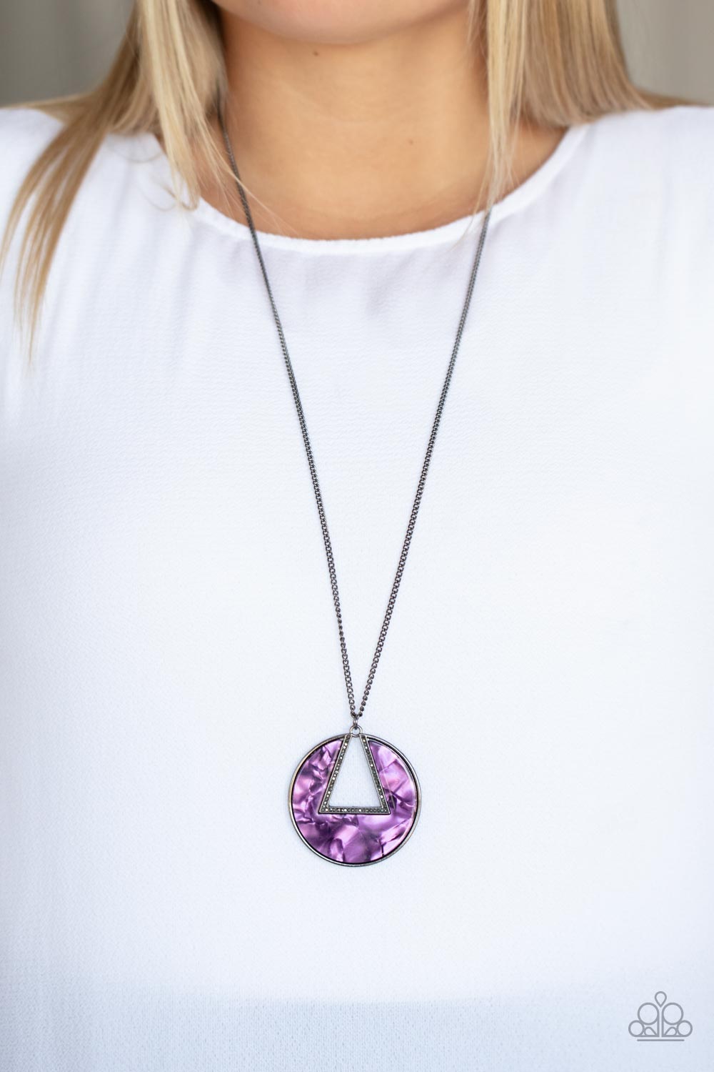 Chromatic Couture - Purple - Paparazzi Necklace