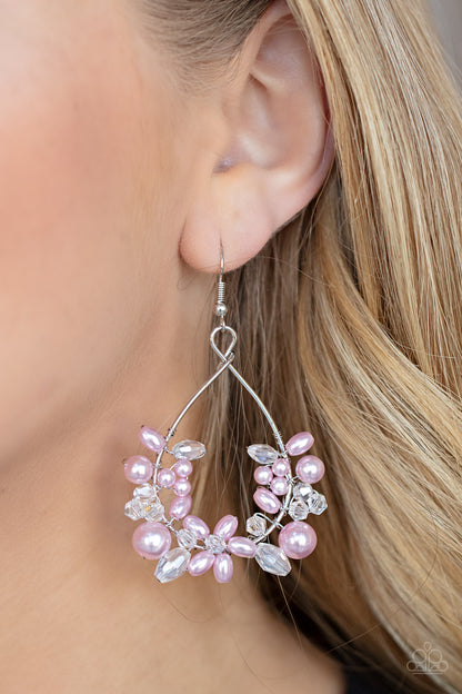 Marina Banquet - Pink - Paparazzi Earrings