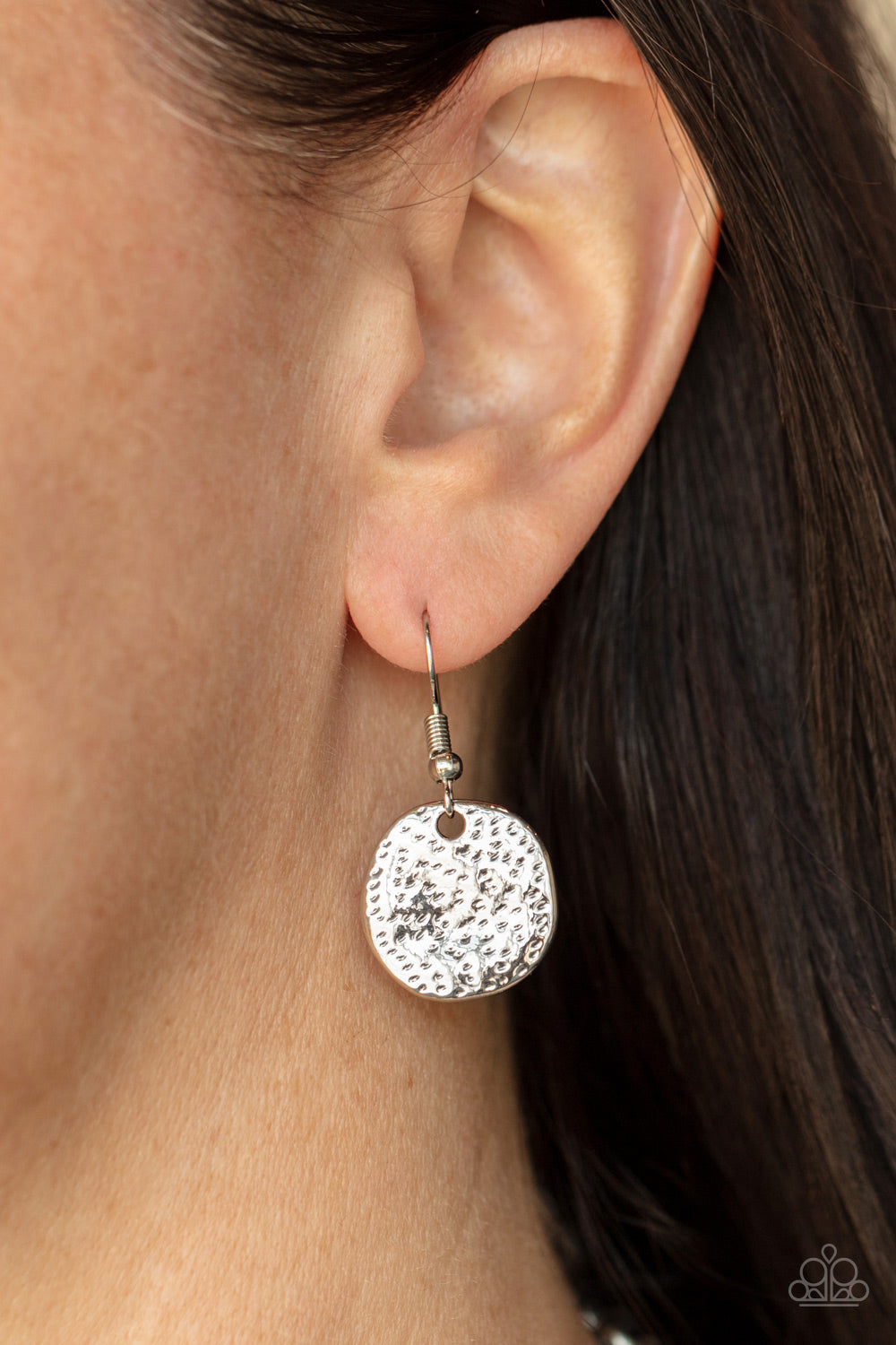 Spot On Sparkle - White - Paparazzi Necklace