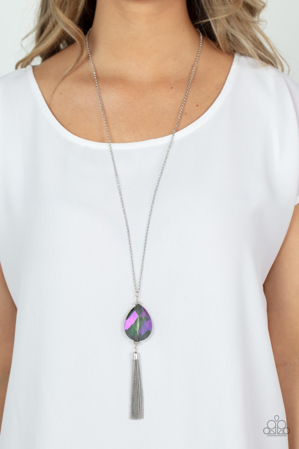 Interstellar Solstice - Purple - Paparazzi Necklace