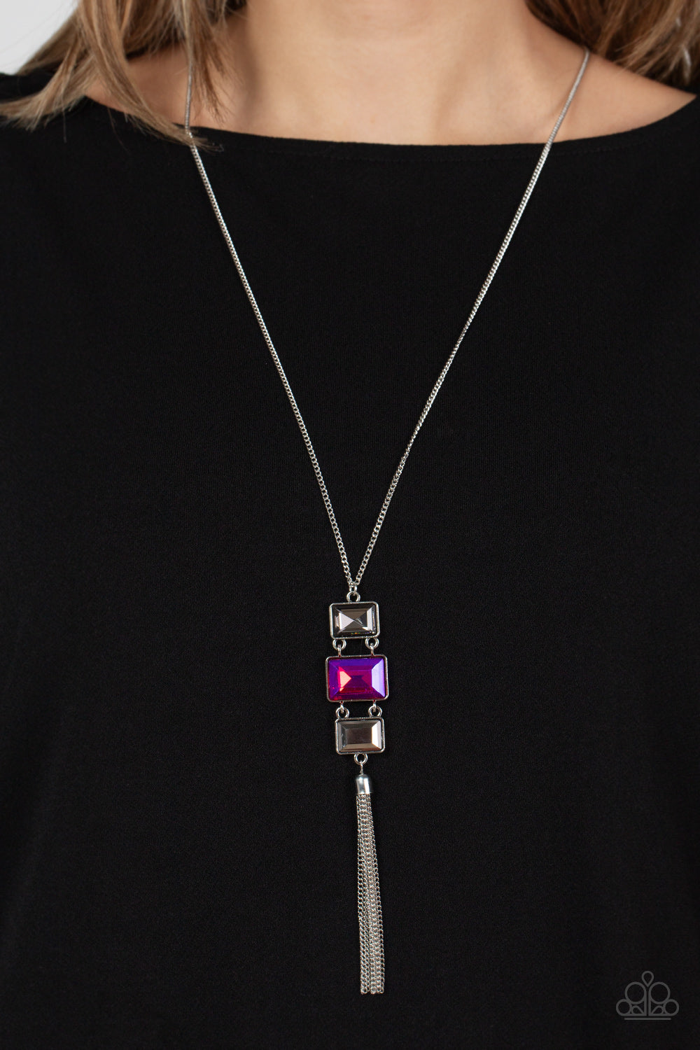 Uptown Totem - Pink - Paparazzi Necklace