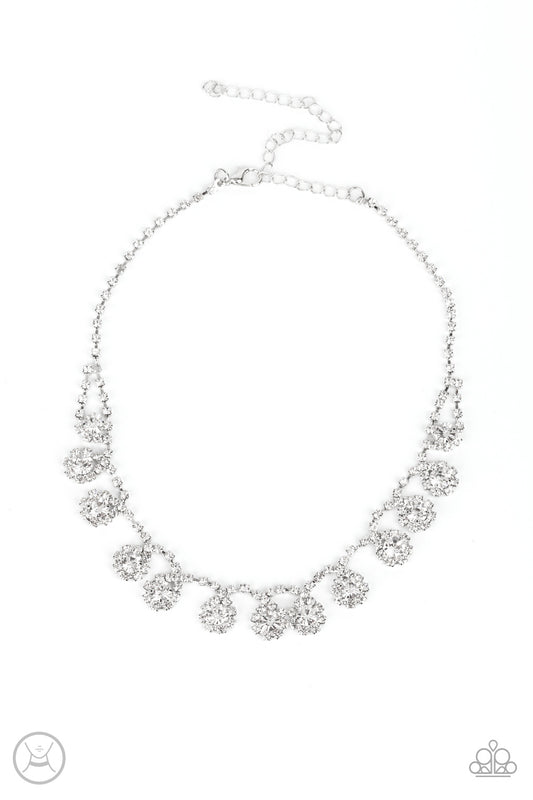 Princess Prominence - White - Paparazzi Necklace (LOP)