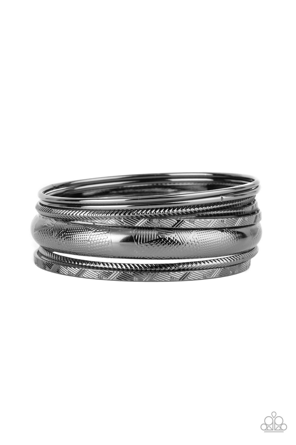 Stackable Stunner - Black - Paparazzi Bracelets