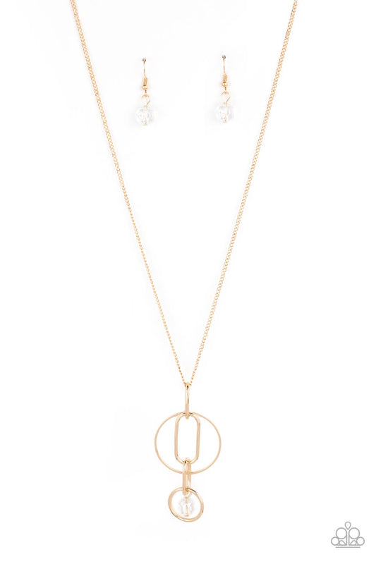 Park Avenue Palace - Gold - Paparazzi Necklace