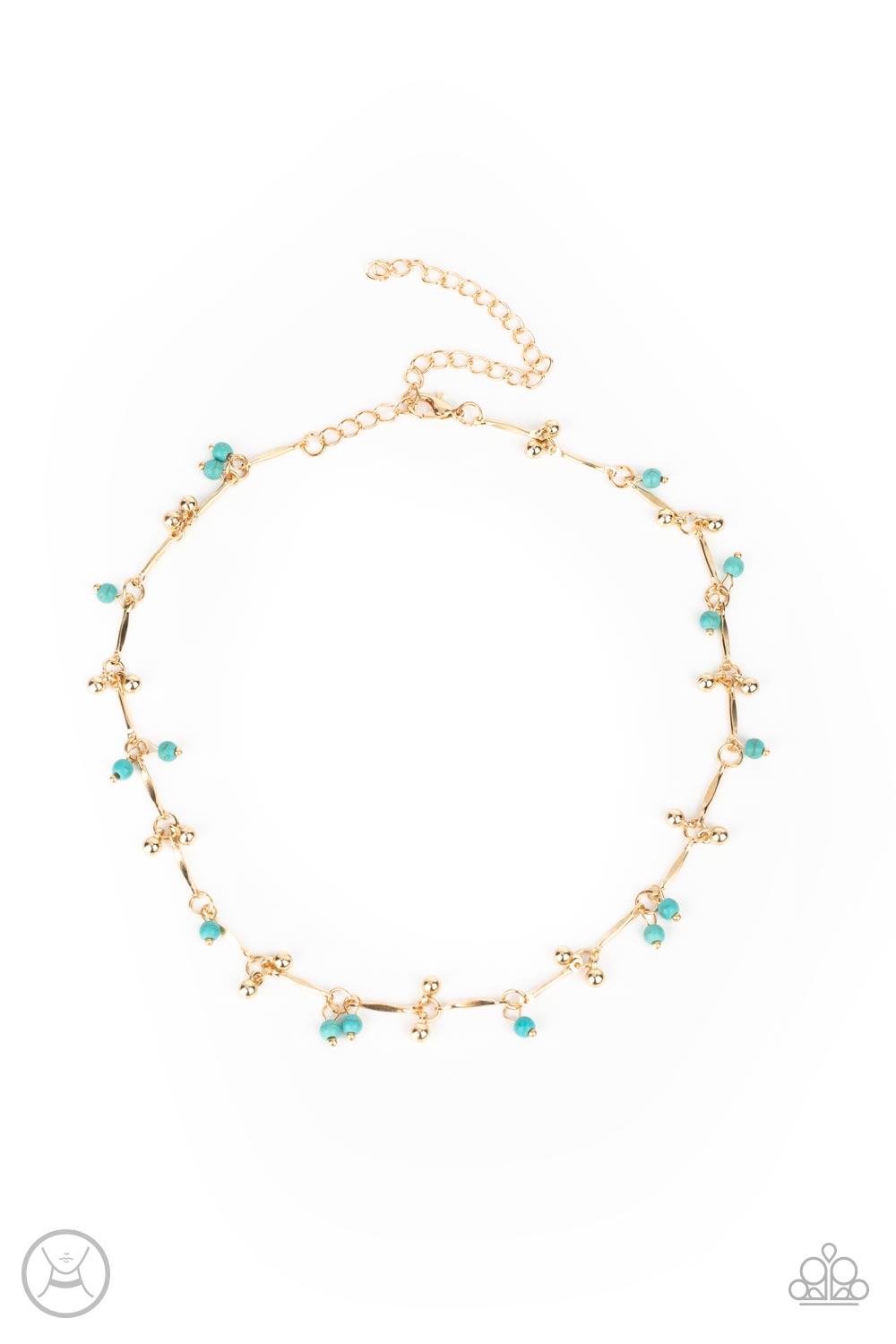 Sahara Social - Gold - Paparazzi Necklace
