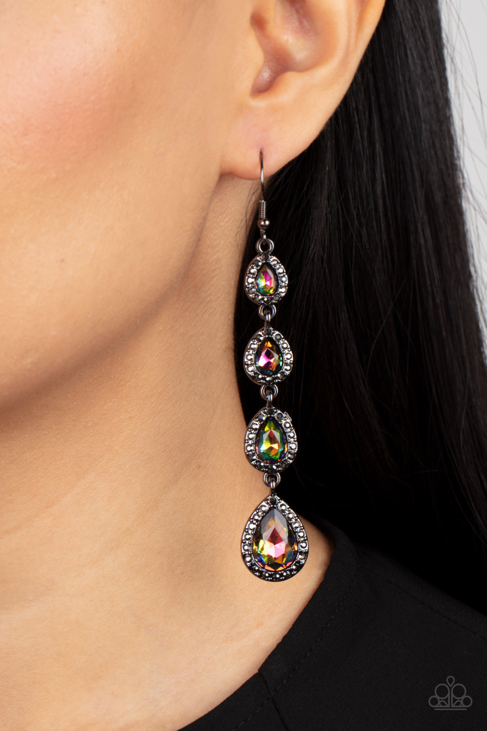 Confidently Classy - Multi - Paparazzi Earrings