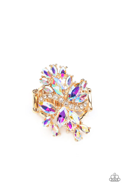 Flauntable Flare - Gold - Paparazzi Ring