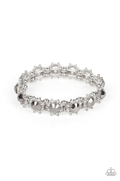 Prismatic Palace - Silver - Paparazzi Bracelet