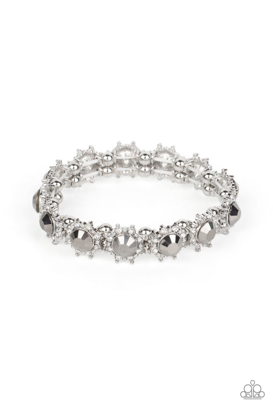 Prismatic Palace - Silver - Paparazzi Bracelet