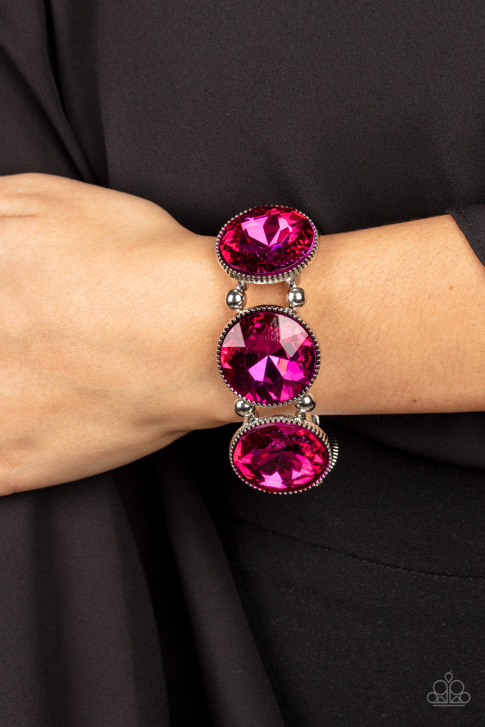 Powerhouse Hustle - Pink - Paparazzi Bracelet