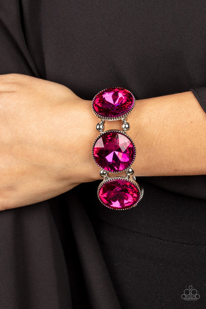 Powerhouse Hustle - Pink - Paparazzi Bracelet