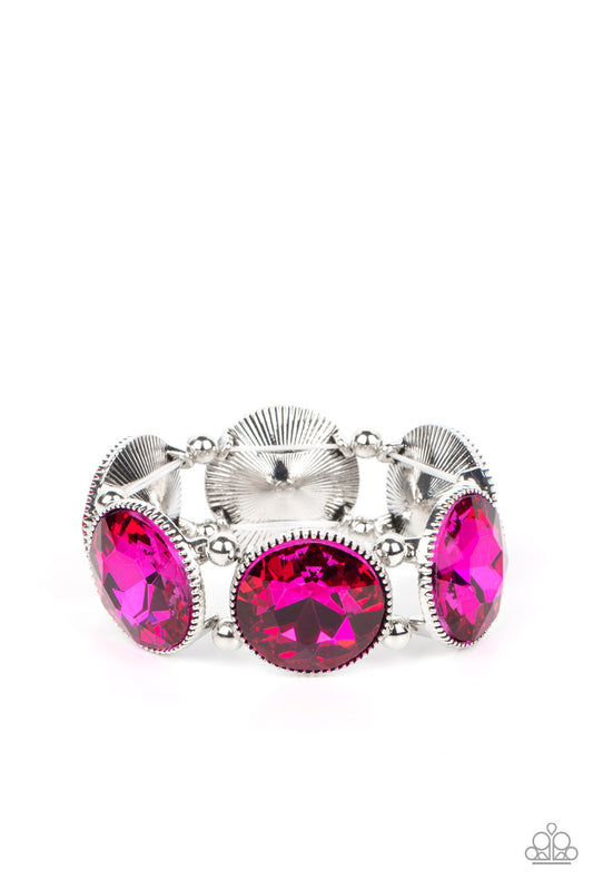 Powerhouse Hustle - Pink - Paparazzi Bracelet