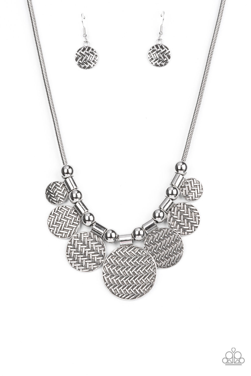 Indigenously Urban - Silver - Paparazzi Necklace