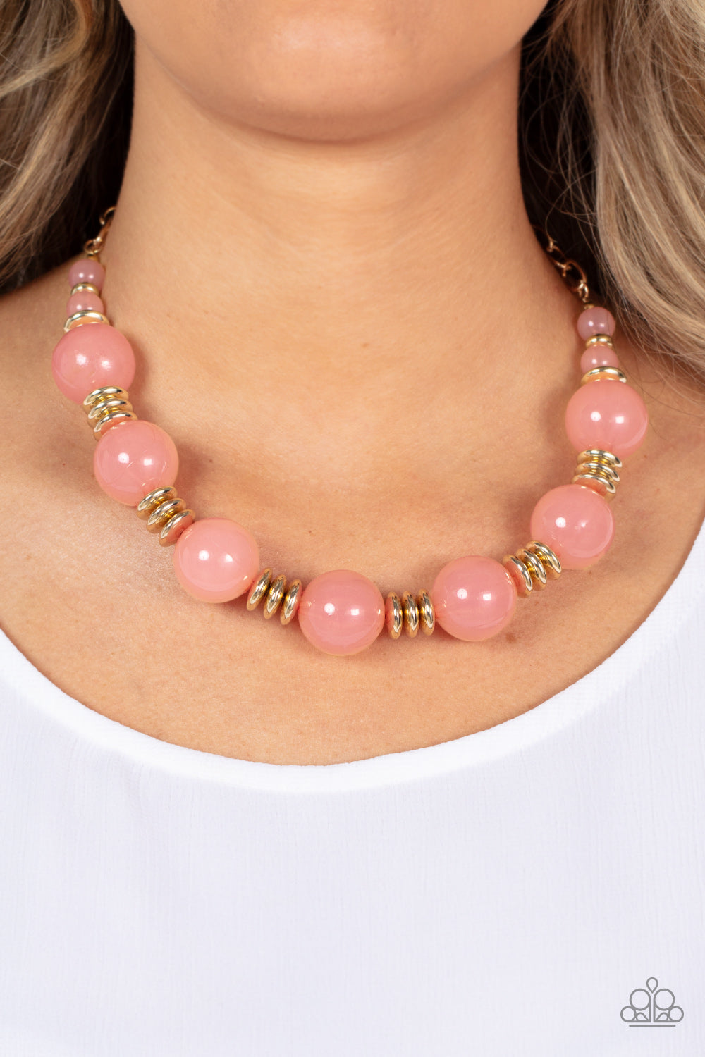 Race to the POP - Pink - Paparazzi Necklace