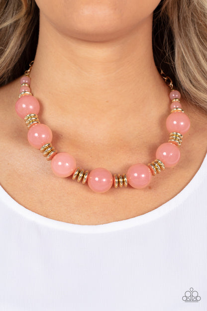 Race to the POP - Pink - Paparazzi Necklace