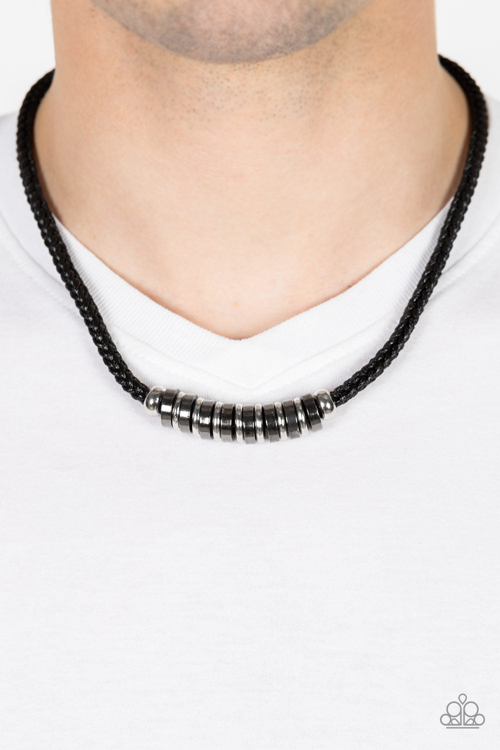 Primitive Prize - Black - Paparazzi Urban Necklace
