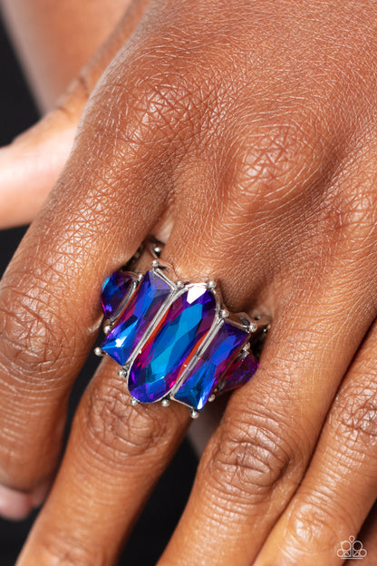 Iridescently Interstellar - Purple Paparazzi Ring